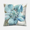 Coussin décoratif oreiller mignon fleur banc décor à la maison amovible et lavable funda de almohada 230419