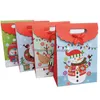 Cadeaupapier Kerstcadeaupapier Kinderen met doos Strik Decoratie voor thuis Kerstman Patroon Snoep Papieren zak Drop Delivery Huis Tuin Fest Dhwv3