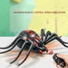 RC ELÉTRICO/RC ANIMAIS INFRARO RC Spider Toy Remote Control Realista Mock Prank Prank Jock Jock Halloween Páscoa Presente 230420