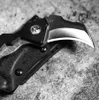 Toppkvalitet A1893 Karambit Knife D2 Satin Blade Full Tang G10 Handle Outdoor Camping Handing EDC Pocket Knives With Kydex