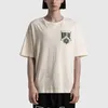 Designer Mode Kläder T-shirts Hiphop T-shirts Trend Märke Rhude Spelkortstryck Enkelt Mångsidigt High Street Amerikansk stil Casual Lös T-shirt män kvinnor