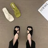 Slippers Fashion Women Slippers Summer One Word Sandals Female Korean Casual Beach Holiday Slides Summer Sandalias Flat Footwear 230420