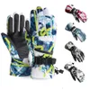 Skidhandskar Vinter Men Ultralight Ski Gloves Pekskärm Fleece Warm Women Kid Snowboardhandskar Vattentäta motorcykel Termiska snöhandskar 231120