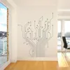 Wall Stickers CIRCUIT TREE Contempory Art Sticker Decal Muraux Living Room Bedroom Wallpaper Mural D435