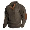 Sweat à capuche pour hommes, sweat-shirt d'automne, vestes de vacances, bloc de couleurs, pulls à revers, ample et chaud, Midi, haut