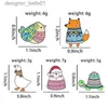 Pins Broschen Hpy Winter EmaillePinsCustomVogel Katze Fuchs Schildkröte Gans BroschenLelAbzeichenTierPullover SchmuckGeschenkfürKinderFreundeL231120