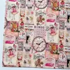 Stoff Vintage Papier Mädchen Ölgemälde Mädchen Baumwollstoff Nähen Kleidung Kleiderstoffe DIY Quilten Handarbeiten Patchwork Material 230419