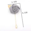 Broches modieuze mannen dames rozen bloem mode broche pin blazer pak reversfeest charm pins sieraden kleding accessoires