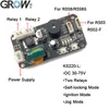 KS220-L+R558-S DC30-75V Fingerprint Access Control Board 2 Relaiss Uitvoer Admin/Gebruikersfunctie Zelfvergrendeling/jog/ontstekingsmodus