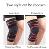 Genouillères 1 pièces tricoté Comrssion manches orthèse soutien sport course Bandage sangle jambe articulation douleur récupération protecteur