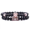 Strand Lion Stone Armband pärlor armband för kvinnor Pulseira maskulina män smycken feminina bileklik elastiska armband 2023