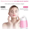 Figurines décoratives Nano Ionic Vapeur pour le visage Pulvérisation thermique Pulvérisateur pour le visage Humidificateur Spa Outil de cuisson à la vapeur Hydratant à pores ouverts Soins de la peau W9