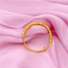 Bangle Gift For Loved Ones Retractable Brass Gold Plated 24k Transfer Bead Bracelet African Ethiopian Wedding Jewelry