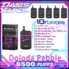 Orijinal Doloda Pebble 6500 Puf Teslim Edilebilir Vape Kalem 1.3ohm Mesh Bobin 13ml Önceden Doldurulabilir Pod Şarj Edilebilir Pil Elektronik CIGS Puff 6500 0% 2% 3% 5% E Sigara