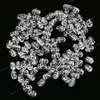 100PCS/200PCS Fishing Beads Tranparent Double Cross Hole Beads Hard Clear Beads Sets Fishing Lures Fishing Accessories FishingFishing Tools fishing beads free