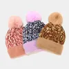 Bérets 2023 Bobble Chapeau Pour Hommes Bonnets Tricoté Solide Cool Balaclava Femmes Filles Automne Chaud Bébé Bonnet Casual Cap En Gros