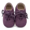 First Walkers Spring Autumn Infant Baby Girls Boys Lace Up Soft Leather Shoes Toddler Sneaker Non-Slip Casual Prewalker 12S29