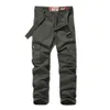 Casual Cotton Tactical Cargo Pants 7 Färger Hösten Multipla fickor Plus Size Sukajan Svett Billiga lastbyxor 5705#