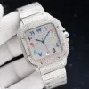 Relógio de diamante automático mecânico masculino relógios safira vida pulseira impermeável relógios de pulso de negócios aço inoxidável 904L 40mm Montre de Luxe