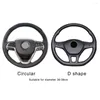 Couvre-volants Couvercle de voiture moelleuse pour Clio 4 3 2 Megane Laguna Scenic Kangoo Auto Direering-Wheel-Wheel