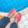 Slippers Creative Fish Slippers Unisex Casual Parent-child Beach Shoes Women Flats Slides Summer Footwear Flip Flops Loafer 230420