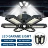 Garage Light E26/E27 Deformable Tak LED -lampor för lagerverkstadsbelysning med 6 justerbar panel