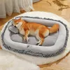 kennels pens MADDEN Dog Bed Warm Cushion for Small Medium Large For Cat Nest Deep Sleep Mattress Pet House Kennel Mat Blanket Products 231120