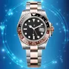 شاهد For Man 40mm Automatic Watch 3285 حركة نيزك الاتصالات الحيوية Bioceramic Watch Luminous Luminous