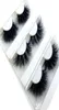 Mink Cils 25 mm Fluffy Messy 3D Faux cils faits à la main Longs Natural Lashes 100 Cons de vison Tool de maquillage d'extension 3598768