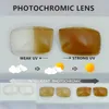 Novas lentes fotocromáticas com corte de diamante pequeno, lentes de duas cores, lentes intercambiáveis de 4 estações, mudança de cor para óculos de sol Carter sem furo, melhor qualidade