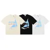 Designermodekläder T-shirts Hiphop-tröjor 2023ss Rhude Yacht Club tryckt bomull med rund hals, kortärmad t-shirt Streetwear Lösa sportkläder