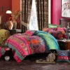 Bohemian 3D Combinter Sets Pedding Sets Mandala Duvet Zestaw Zestaw Zimowe rozłożenie łóżka poduszka królowa King size Bedlinen Bedspread 220721v92Itransparent Telefon