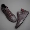 Scarpe eleganti Scarpe in pelle da uomo Tendenza coreana Mocassino comodo Moda britannica Uomo Sneakers alte Mocassini Zapatos De Hombre 230420