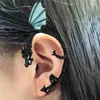 Backs Earrings Domineering Glow-in-the-dark Dinosaur Ear Clip Flying Dragon For Men And Women Trend Gothic Jewelry Gift Wholesale