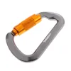 5 PCSCARABINERS 25KN/6720 LB Profesjonalny karabiner auto/skrętu/samokontrola d Rock Climbing Karabiner Hook klęcznikowy narzędzie sportu na zewnątrz P230420