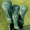 Другие товары для гольфа 3 цвета Bear PU кожаный комплект головных уборов для клюшки для гольфа Golf 460CC Driver FW Fariway Wood Hybird Cover And Iron Cover Putter 231120