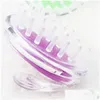 Bath Tools Accessories Half Clear Sile Head Scalp Masr Hair Shampoo Brushes Washing Brush Comb Shower Body Spa Slimming Mas Cepillo De Dham5