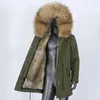 Damen Daunenparka Herren Wasserdichter Parka Echtpelzmantel Winterjacke Naturfutter Dick Warm Abnehmbare Oberbekleidung Streetwear 231120