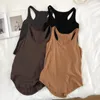 Camisoles Tanks Women's Top Sexy Soft Cotton Female Seamless Underwear Tank Top Girls Summer Cami T-shirt Sexy Lingerie Sports Camisole 230420