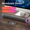 Combination Speakers Desktop Computer Speaker Bar 9D Stereo Sound Subwoofer Bluetooth For TV Notebook PC Phone LED Wired Loudspeaker