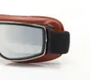 Vintage Winfroof Goggles Motosiklet Deri Gözlükleri Retro Outdoor Offroad Binicilik Gözlükleri8281978