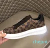 Designer Fashion Trainer Sneaker Intage Casual Shoes Alligator-Embossed Black Grey Brown White Green Calf Leather Mens Shoe