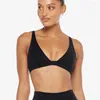 Yoga Outfit Women Soft Compression Lightweight Shockproof V Neck Sports Bra Summer Indoor Fitness Running