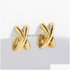 Hoop Huggie Punk Mischen Metall Criss-Cross Ohrringe Für Frauen Geometrische Kleine Ohr Knochen Aros Hie Hoops Schmuck Drop Lieferung Dhgarden Otefy