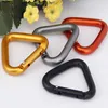 5 PCScarabiners Triangle Carabiner مريحة قفل تلقائي متين لصالح تسلق الجبال في الهواء الطلق Carabiner Triangle Carabiner P230420