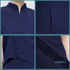 女性スクラブトップ+パンツメン医療ユニフォーム手術スクラブシャツ半袖看護ユニフォーム