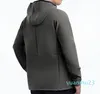 Autunno Inverno Tuta da yoga Scuba Felpa con cappuccio Mezza zip da uomo Maglione sportivo Giacca da palestra ampia Fitness Cappotto corto in peluche FelpaF