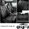 Capas de assento de carro personalizado mulher luxo capa de assento de carro para audi a3 2021 2022 2023 de alta qualidade nappa couro impermeável auto acessórios interiores q231120