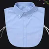 Noeuds papillon élégant blanc col détachable hommes officiel faux chemise revers faux pour hommes Blouse vêtements accessoires