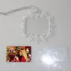 6 styles Sublimation Blanks Ornements de Noël Boule de flocon de neige en plastique acrylique DIY Pendentifs d'arbre de Noël Décorations suspendues Ornement de presse à chaud